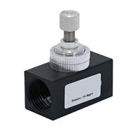 Soupape d'étranglement unidirectionnelle Commande de vitesse du cylindre par papillon des gaz(19)