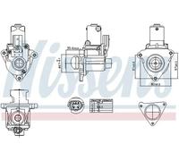NISSENS 98510 Vanne EGR