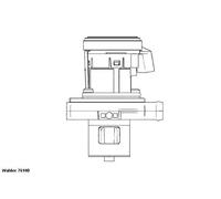 Soupape EGR AGR électrique 7610D BorgWarner (Wahler) pour MERCEDES-BENZ