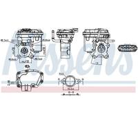NISSENS 98447 Vanne EGR pour TOYOTA
