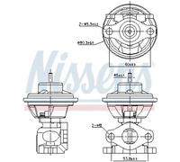Vanne EGR NISSENS 98479