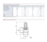 Soupape sanitaire 7b molette F1/2 x F3/4 - GOETZE : 651MWNK-15-F/F-15/20
