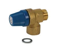 Ferroli - Soupape sanitaire - 39809950 : Vanne globe en Métal, 1/2 in, Compression