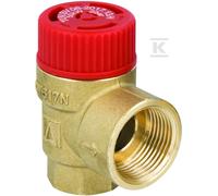 Soupape sécurité MS 3/4" x1", 3 bar chauffage 42391