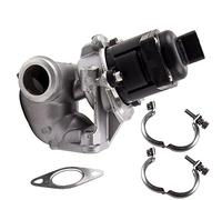 Soupape Vanne EGR + 2 colliers Mini 1.6D Mazda 1.6MZCD Scudo 1.6JTD 1,6l 1,6 HDI JTD DDiS C2 C3 C4 C5 JUMPY 2 SCUDO CMAX FIESTA FOCUS FUSION 206 207 307 308 407 EXPERT PARTNER 1618NR 161859 9649358780