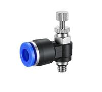 Soupapes de contrôle de débit Régulateur de tuyau d'air SL6M5 | Routage pneumatique compact pour service de ligne d'air, réglage de l'air d'équipement, tâches de réglage du taux