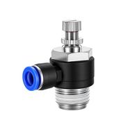 Soupapes de contrôle de débit Régulateur de tuyau d'air SL804 | Routage pneumatique compact pour service de ligne d'air, réglage de l'air d'équipement, tâches de réglage du taux