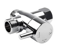 Soupapes de décharge Soupape de sécurité Adaptateur en T pour vanne de dérivation à 3 voies en laiton G1/2 po pour vanne de dérivation de pomme de douche Vanne de distribution d'eau à trois voies