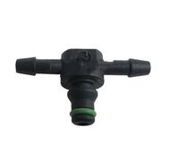 Soupapes de décharge Soupape de sécurité Joint de retour d'huile pour tube d'injecteur diesel à deux voies, trois pièces de clapet anti-retour simples, connecteur de bouchon en plastique(5PCS P-3)