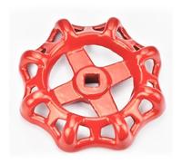 Soupapes de décharge Soupape de sécurité Poignée de vanne en fonte 8x8, vanne à boisseau sphérique, volant à main, valeur d'arrêt, raccords de tuyaux d'eau décoratifs, rouge