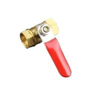 Soupapes de décharge Soupape de sécurité Raccords de tuyaux de robinet à boisseau sphérique en laiton pour eau, huile, air, gaz, connecteur pneumatique, poignée de contrôleur(1/4",B)