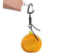 Soupche de Porte-clés, Porte-Monnaie de Porte-clés | Portefeuille de Poche de Mode de Forme de Chapeau avec Fermeture éclair | Sac de Poche de Rangement des écouteurs clés, Sac à Dos pêcheur