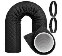 Soupchoir D'isolation De Conduit - Couvercle Du Tuyau AC, Enveloppe De Protection De Ventilation, Barrière Thermique Flexible, Isolant De Tuyaux Économe En Énergie, Accessoire Résistant auxx Intempéri