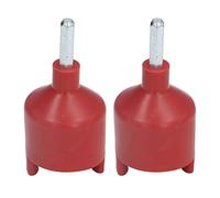 Soupchoir isolant de clôture électrique 2pcs | Outil de montage en plastique pour la ferme/le jardin | Compatible avec les exercices électriques | 140g léger pour une