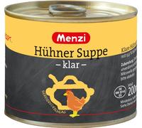 Soupe claire au poulet aromatique Menzi entrée idéale 200ml paquet de 5