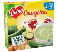 Soupe de courgettes et fromage La Vache qui rit,2 x 30 cl