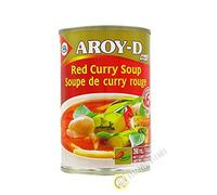 Soupe de curry rouge AROY-D 400g Thailande - Lot de 3 pièces