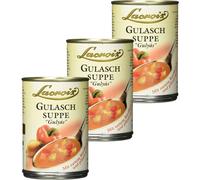 Soupe de goulasch Lacroix bœuf tendre épicé 400ml paquet de 3