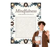 Soupe de Lettres d'attention complète - Livre de Jeux Multi-Niveaux avec Plus de 400 défis | Divertissement cognitif pour réduire Le Stress, détendre l', stimuler la mémoire et Profiter de