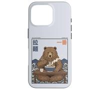Soupe de Nouilles japonaises Ukiyo-e Art numéro Un Ramen Bear Coque pour iPhone 16 Pro