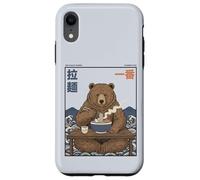 Soupe de Nouilles japonaises Ukiyo-e Art numéro Un Ramen Bear Coque pour iPhone XR