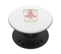Soupe de Nouilles pour Chat PopSockets PopGrip Adhésif