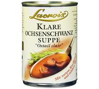 Soupe de queue de bœuf Lacroix claire au bœuf tendre 400ml