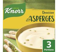 Soupe Déshydratée Douceur d'Asperges KNORR - le sachet de 96 g Lot De 4 - Par Lot