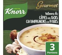 Soupe Déshydratée Velours de Cèpes KNORR - le sachet de 91 g Lot De 4 - Par Lot
