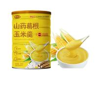 Soupe d'igname, de racine de kudzu et de maïs, 500 g | Poudre d'igname, soupe de racine de kudzu et soupe d'igname et de maïs prête à consommer pour bien commencer la journée.