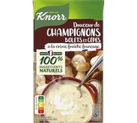 Soupe douceur de cèpes, bolets et crème,1 L