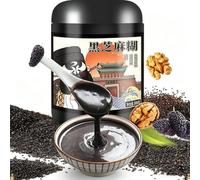 Soupe Instantanée Au Sésame Noir 500g, Mélange De 7 Graines Noires, Porridge Rapide Pour Petit-Déjeuner, Cadeau Pour Pare