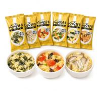 Soupe Instantanée Aux Œufs Algues, 6 Saveurs, 60 Sachets (8 G/paquet), Mélange De Chaude Lyophilisée For Un Repas Léger Et Sain À Emporter
