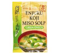 Soupe Miso Instantanée Japonaise Hikari - 8 Soupe par Sachet - Offres de 1, 2 et 3 Sachets - Livraison Gratuite France (1 sachet, Poireau)