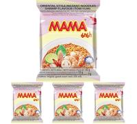 Soupe nouille crevette tom yum MAMA 60g Thailande (Lot de 4)