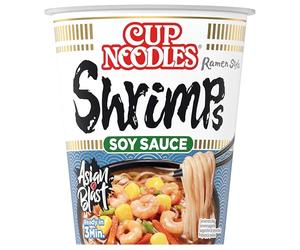 Soupe nouille instantanée crevettes cup NISSIN 63g