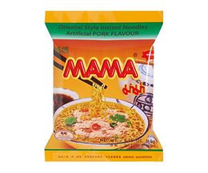 Soupe nouille porc MAMA 60g Thailande - Pack de 12 pcs