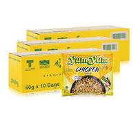 Soupe nouille poulet YUM YUM carton 30x60g Thailande