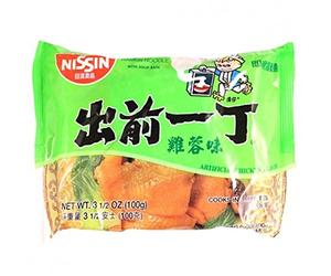 Soupe nouille Ramen Demae poulet NISSIN carton 30x100g Hongrie