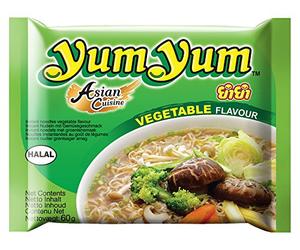 Soupe nouille végétarien YUM YUM 60g Thailande - Pack de 12 pcs