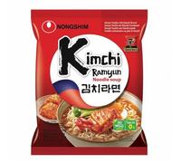 Soupe / Nouilles instantanées coréennes pimentées saveur Kimchi - Ramen, Ramyun - Marque Nongshim - 6 sachets