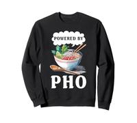Soupe vietnamienne Noddle Pho alimentée par Pho Foodie Lover Sweatshirt