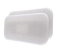Souper Cubes Couvercles pour plateaux de cubes de soupe (lot de 2, couvercles uniquement)