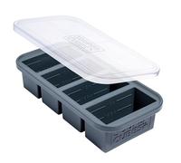 Souper Cubes Plateau de congélation en silicone avec couvercle - Récipient facile à préparer et solution de rangement de cuisine - Moules en silicone pour la soupe et le stockage des aliments -