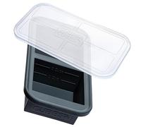 Souper Cubes Plateau de congélation en silicone de 2 tasses avec couvercle, parfait pour stocker des lasagnes, des restes, des sauces, des repas en portions et plus encore, moule de congélation en