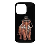 Souper de Dinde rétro Vintage Woolly Mammoth, récolte d'automne Coque pour iPhone 13 Pro