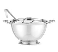 Soupière avec couvercle et louche, inox, 2,7 L - Hendi 434208