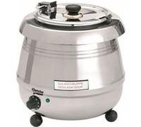 Soupière De Luxe inox couvercle ajouré - H 360 mm - 9 L Bartscher