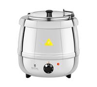 Soupière électrique - 10 l - 400 W - Inox | Royal Catering