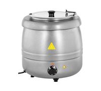 Soupière électrique - 10 l - Acier - Revêtement argent | Royal Catering